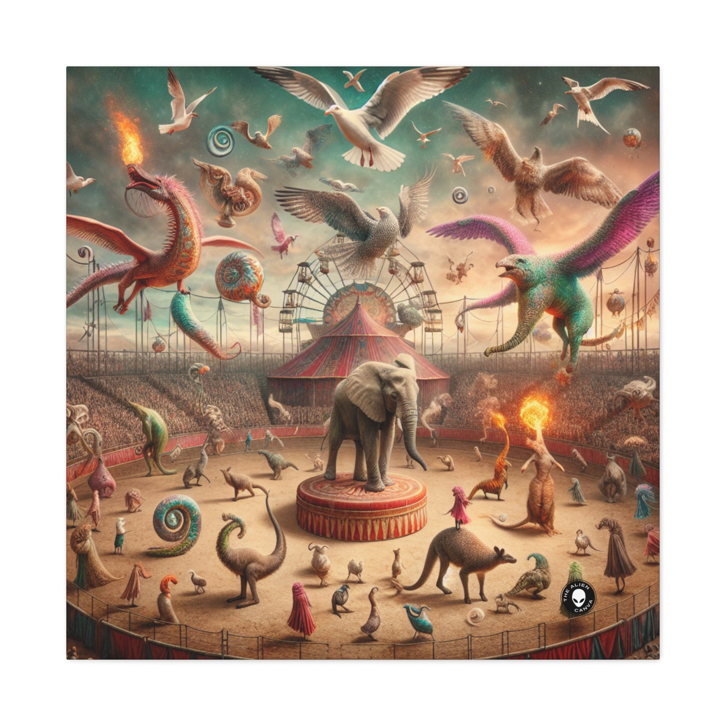 « Fantasy Circus : où les animaux divertissent les spectateurs mythiques » - The Alien Canva