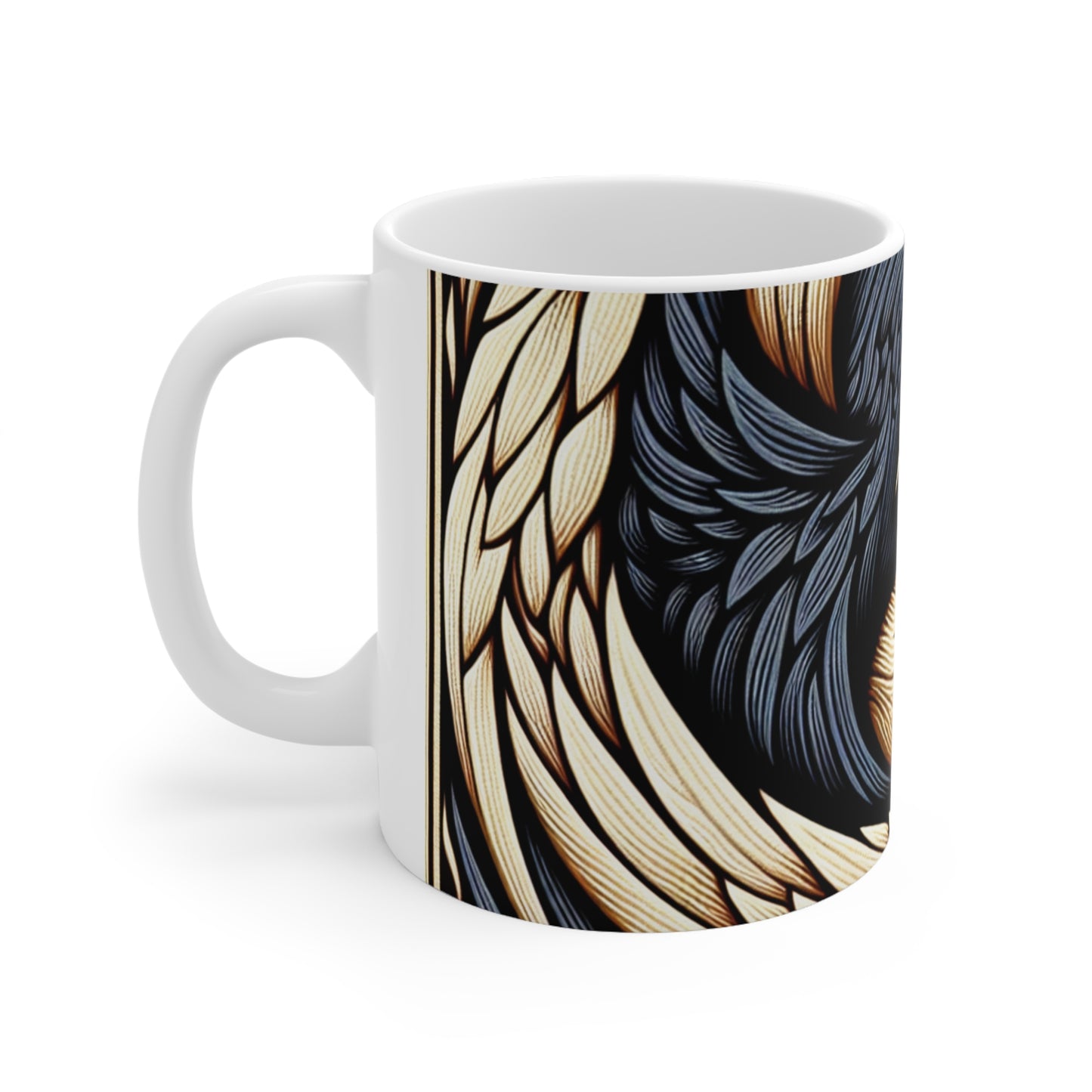 "A Hope For Peace" - The Alien Ceramic Mug 11oz Symbolism Style