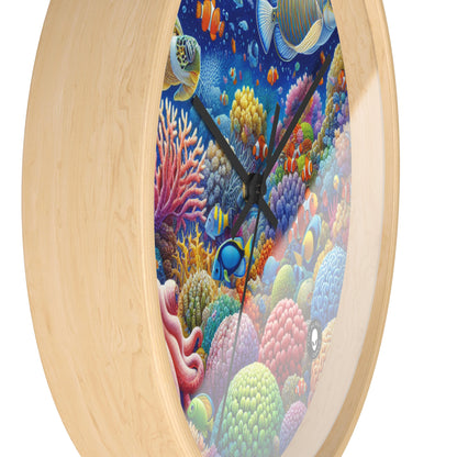 "Tropical Paradise: Underwater Wonderland" - The Alien Wall Clock