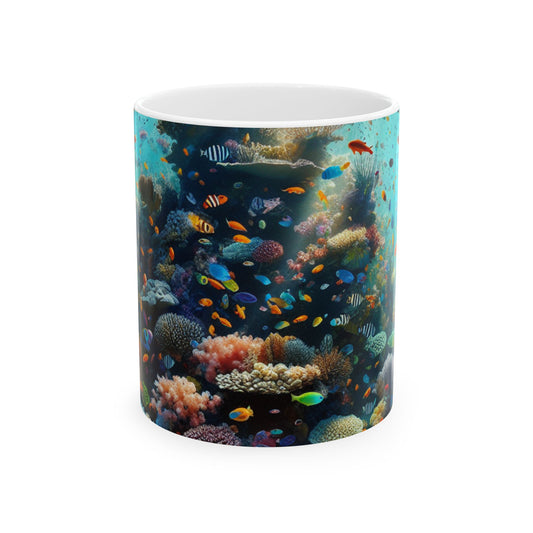 "Paraíso submarino: La joya del mar" - Taza de cerámica The Alien 11oz