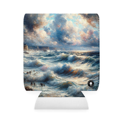 "Storm-Tossed Seas" - The Alien Can Cooler Sleeve Impressionism