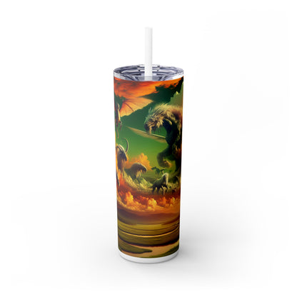 "Skyborne Realms" - Vaso delgado con pajita Alien Maars® de 20 oz