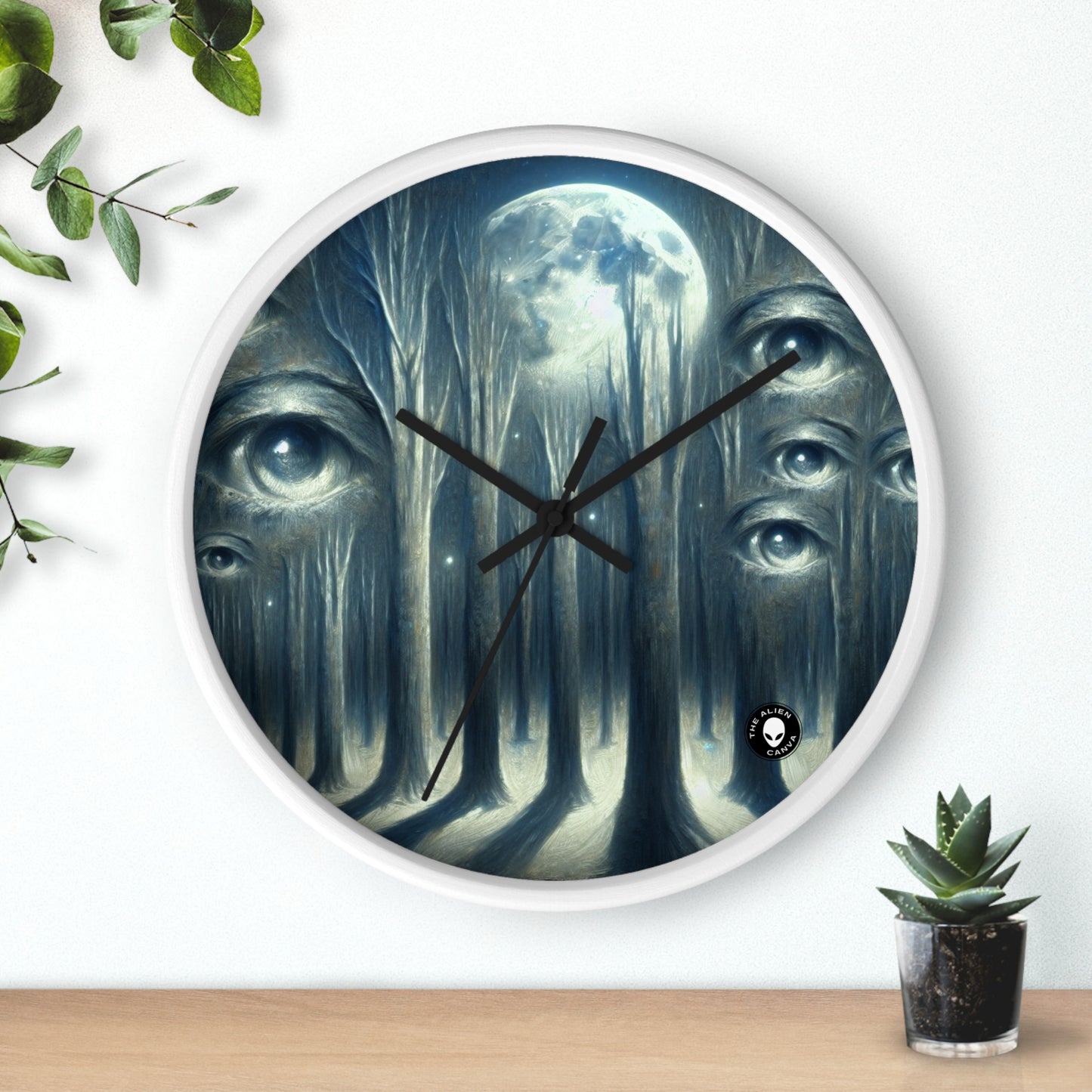 "The Watching Woods" - The Alien Wall Clock