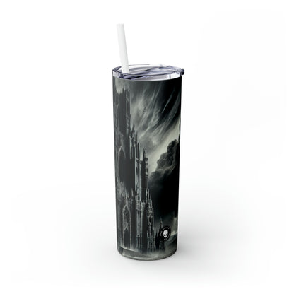 "Sauron's Shadow Tower" - The Alien Maars® Skinny Tumbler avec paille 20oz