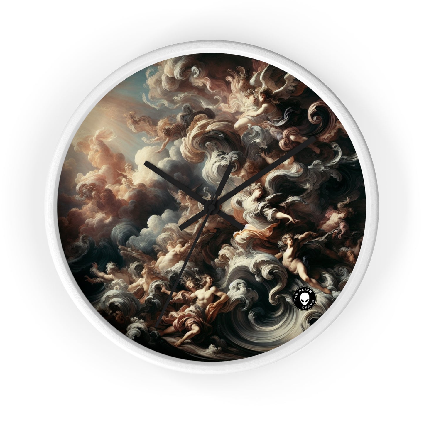 "Majestic Ballroom: A Baroque Affair" - The Alien Wall Clock Baroque