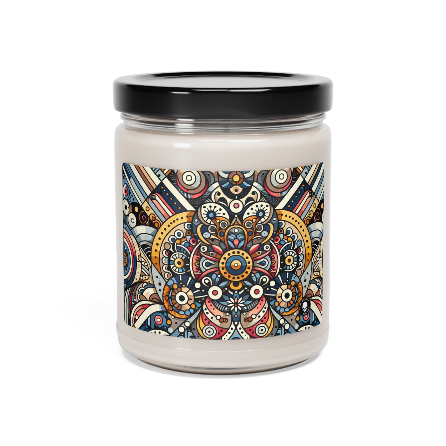 "Moroccan Mosaic Masterpiece" - The Alien Scented Soy Candle 9oz Pattern Art