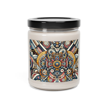 "Obra maestra del mosaico marroquí" - The Alien Scented Soy Candle 9oz Pattern Art