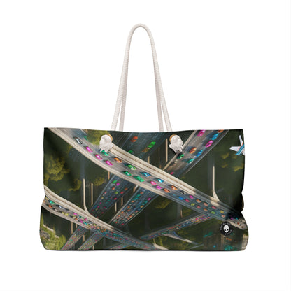 "Futuristic Utopia: Nature and Technology in Harmony" - The Alien Weekender Bag