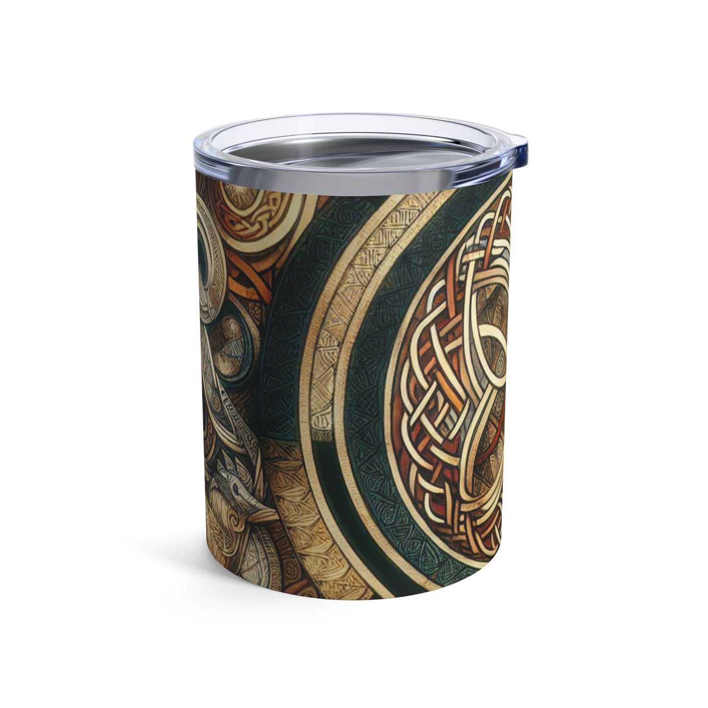 "Hilos metamórficos: exploración de la transformación a través del arte del nudo celta" - The Alien Tumbler 10oz Celtic Art