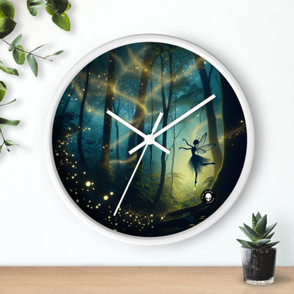 "Bosque Encantado: Baile de Luciérnagas" - El Reloj de Pared Extraterrestre