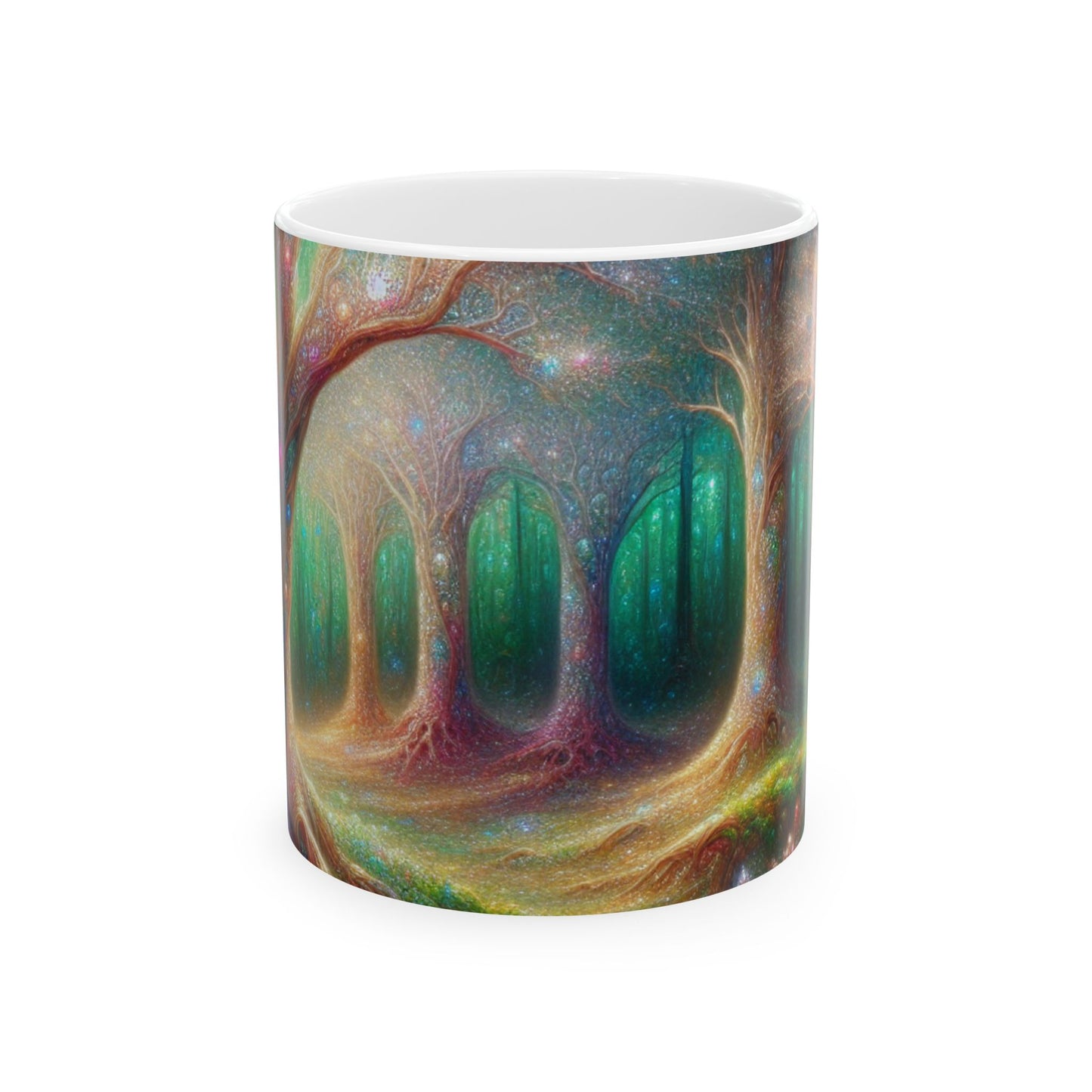 "Crystal Forest Fantasia" - The Alien Ceramic Mug 11oz