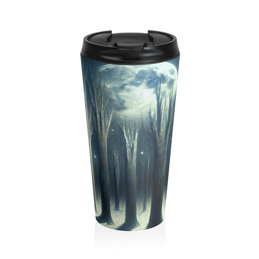 « The Watching Woods » – La tasse de voyage en acier inoxydable Alien