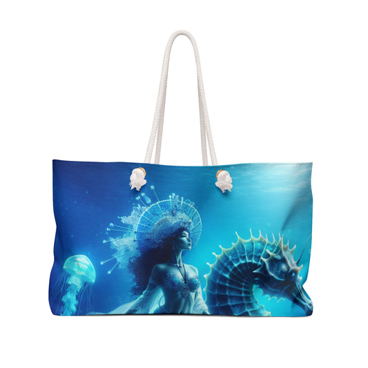 "Mermaid Magic: Journey with the Giant Seahorse" - The Alien Weekender Bag