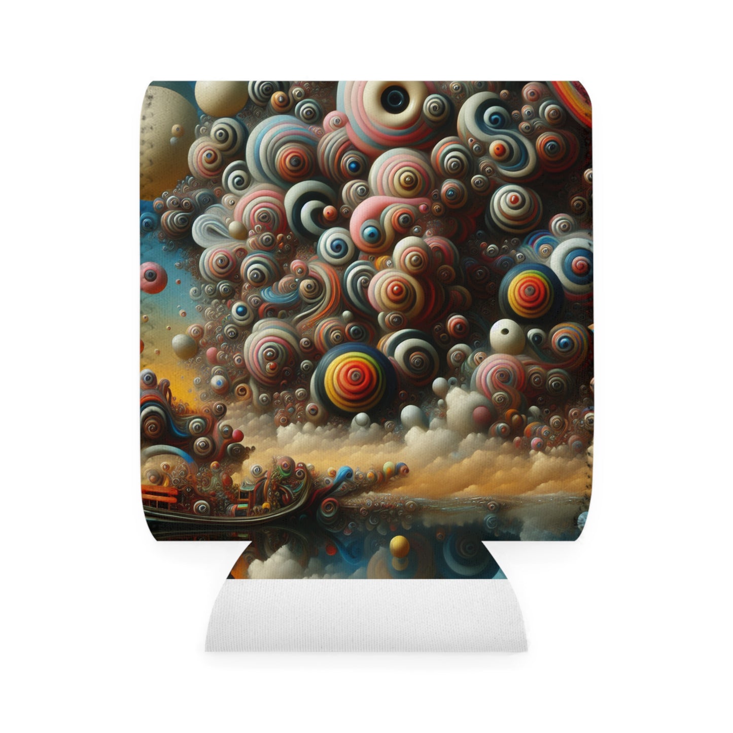 "Dreamscape Sojourn" - The Alien Can Cooler Sleeve Surrealism