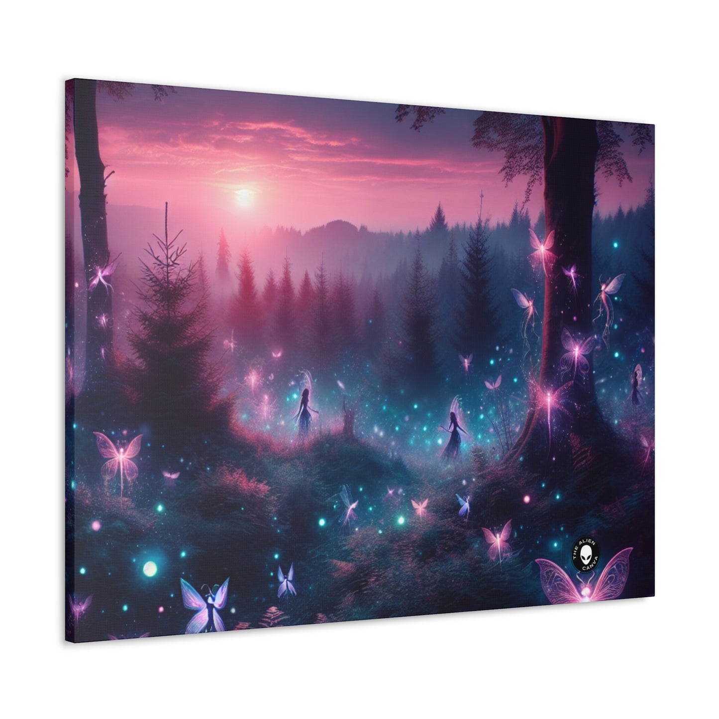 Enchanted Firefly Forest - The Alien Canva