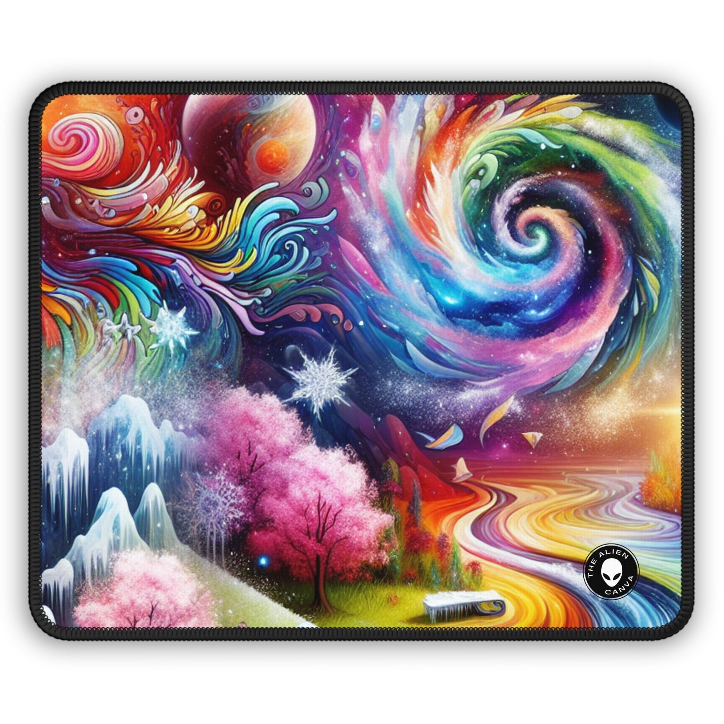 "Chronicles of Change: A Timeless Tapestry" - The Alien Gaming Mouse Pad