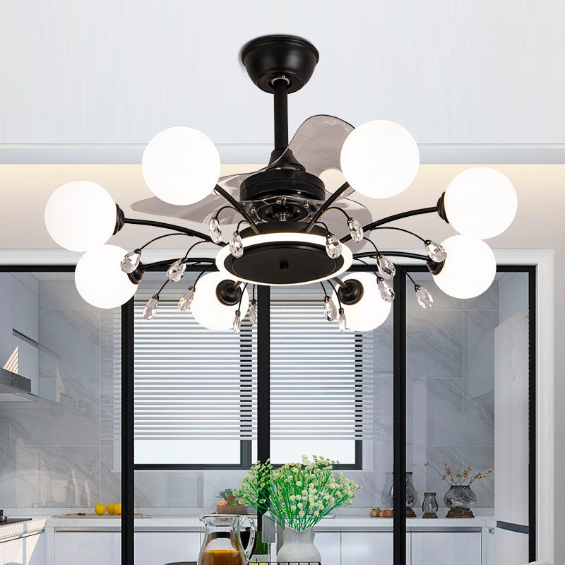 Living Room Ceiling Fan Lamp Creative Chandelier