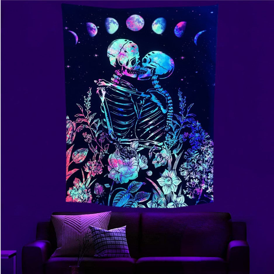 UV Light Emitting Neon Hanging Cloth