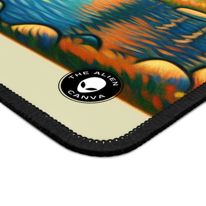 "Selva indomable: imágenes fauvistas expresivas" - The Alien Gaming Mouse Pad Fauvismo