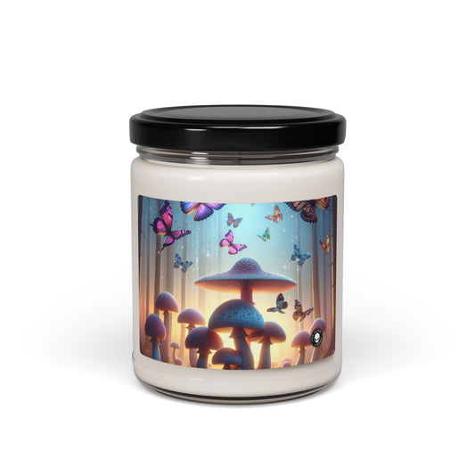 "Twilight Forest: Fluttering Butterflies and Towering Mushrooms" - The Alien Scented Soy Candle 9oz