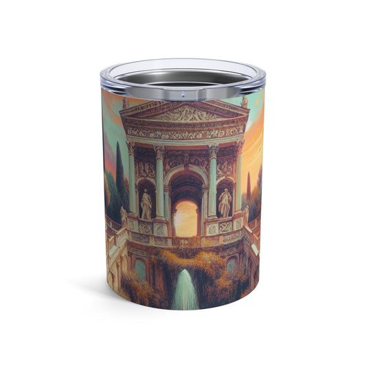 "Modern Roman: Neoclassical Portrait of Elegance" - The Alien Tumbler 10oz Neoclassicism