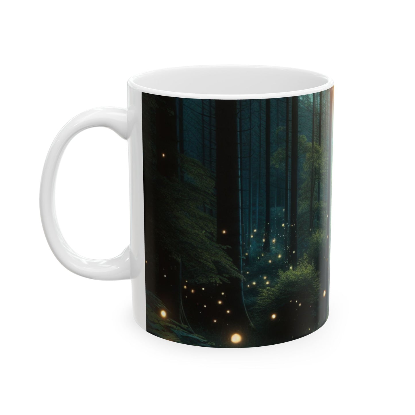 « Nuit enchantée » – Tasse en céramique Alien 11 oz