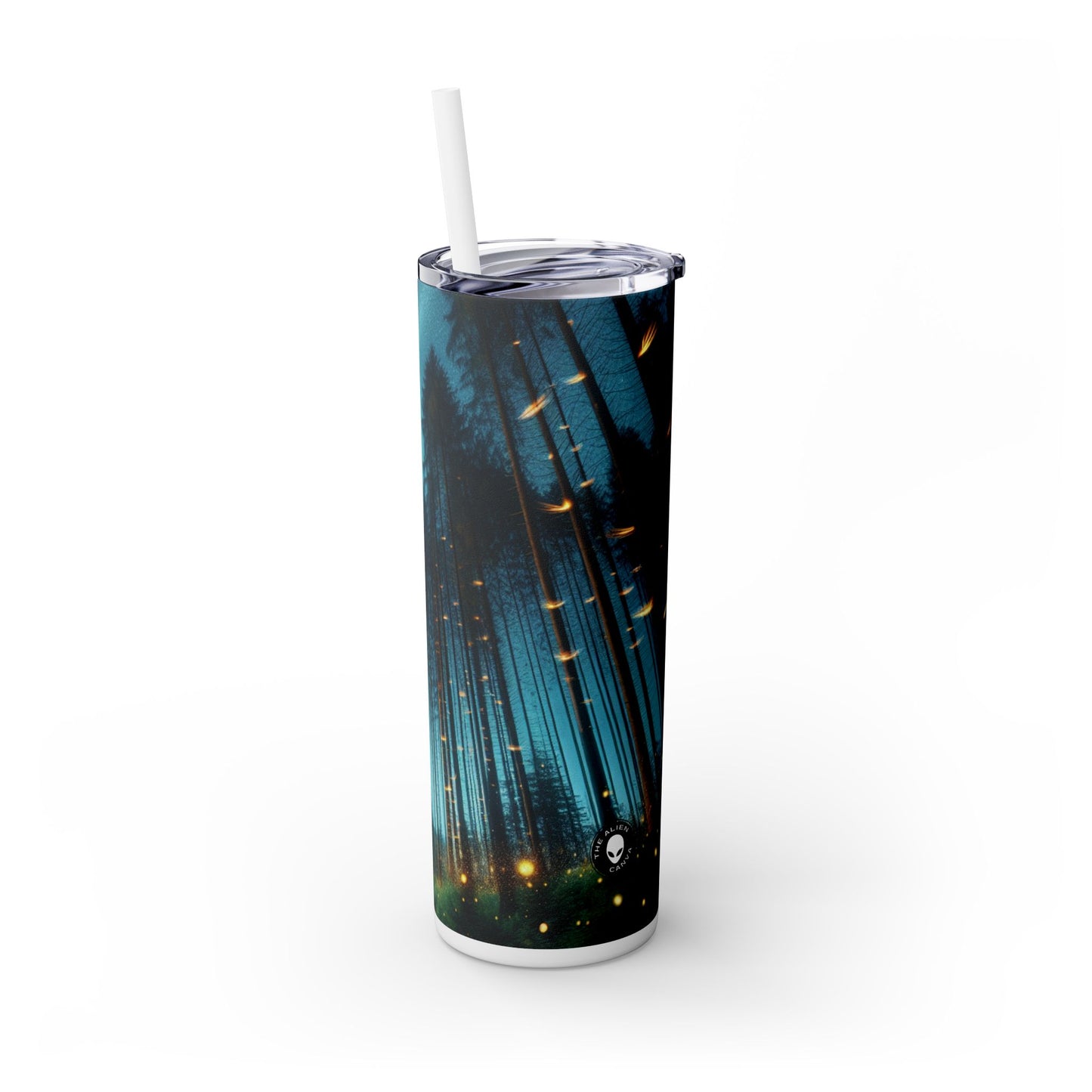 « Twilight Enchantment : Firefly Forest » - Gobelet fin Alien Maars® avec paille 20 oz