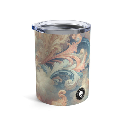 "Rococo Reverie: Una lujosa escena de salón de baile" - The Alien Tumbler 10oz Rococo