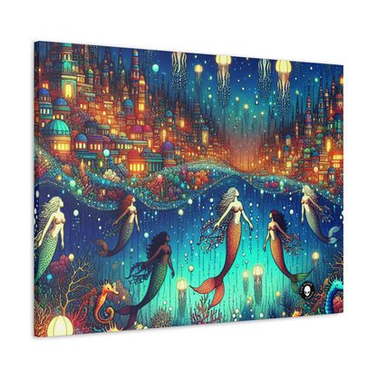 "Glowing Jellyfish City: A Whimsical Underwater World" - The Alien Canva