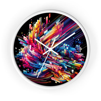 "ChronoSynthesis: A Visual Exploration of Time Perception" - The Alien Wall Clock Video Art