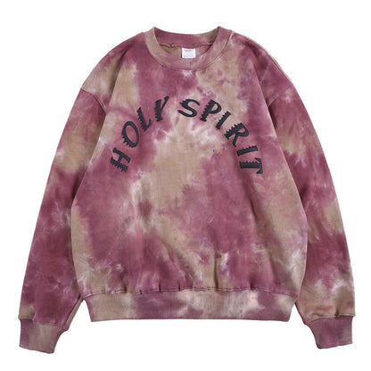 Tie-dye printed sweatshirt