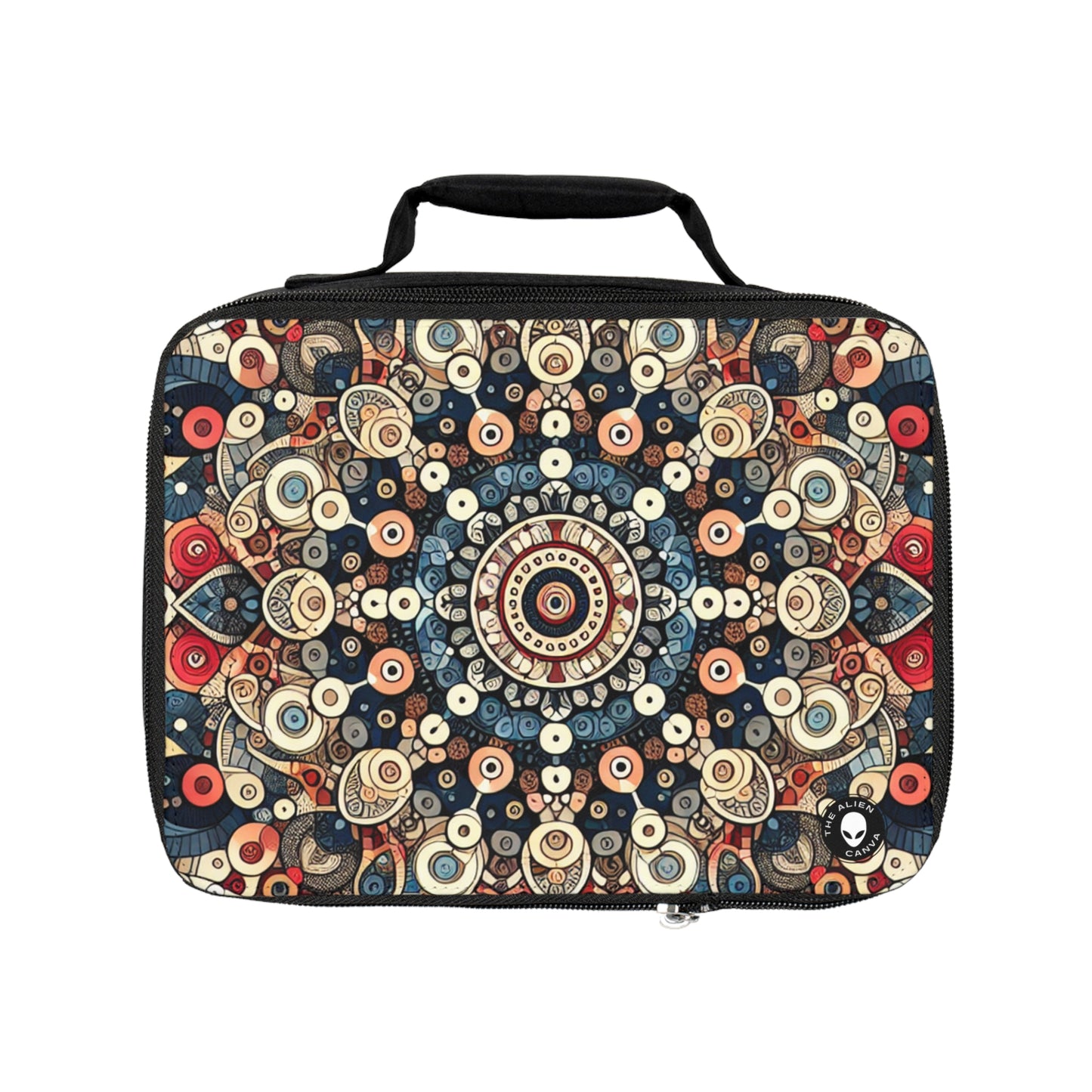 "Nature's Harmony: Floral Mandala Art"- The Alien Lunch Bag Pattern Art