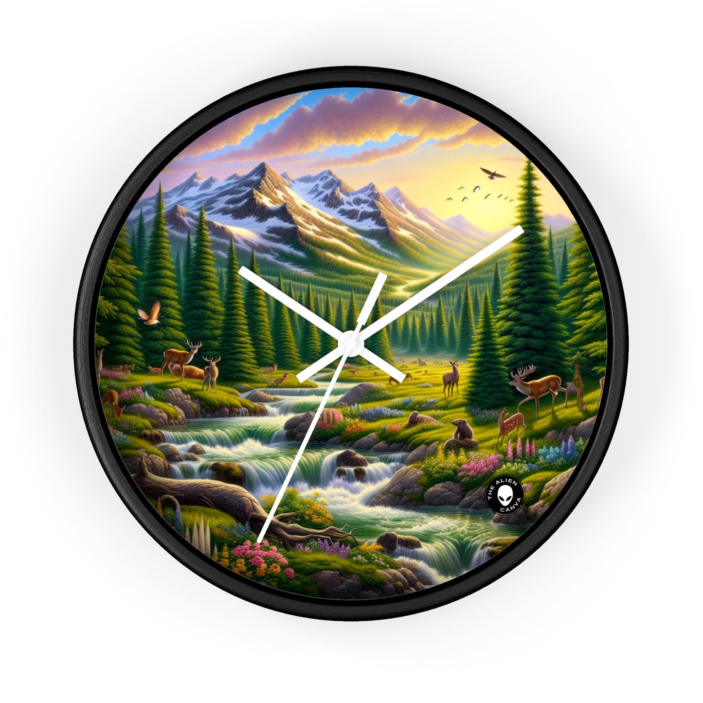 "Realismo conmovedor: capturando emociones en retratos" - The Alien Wall Clock Realism