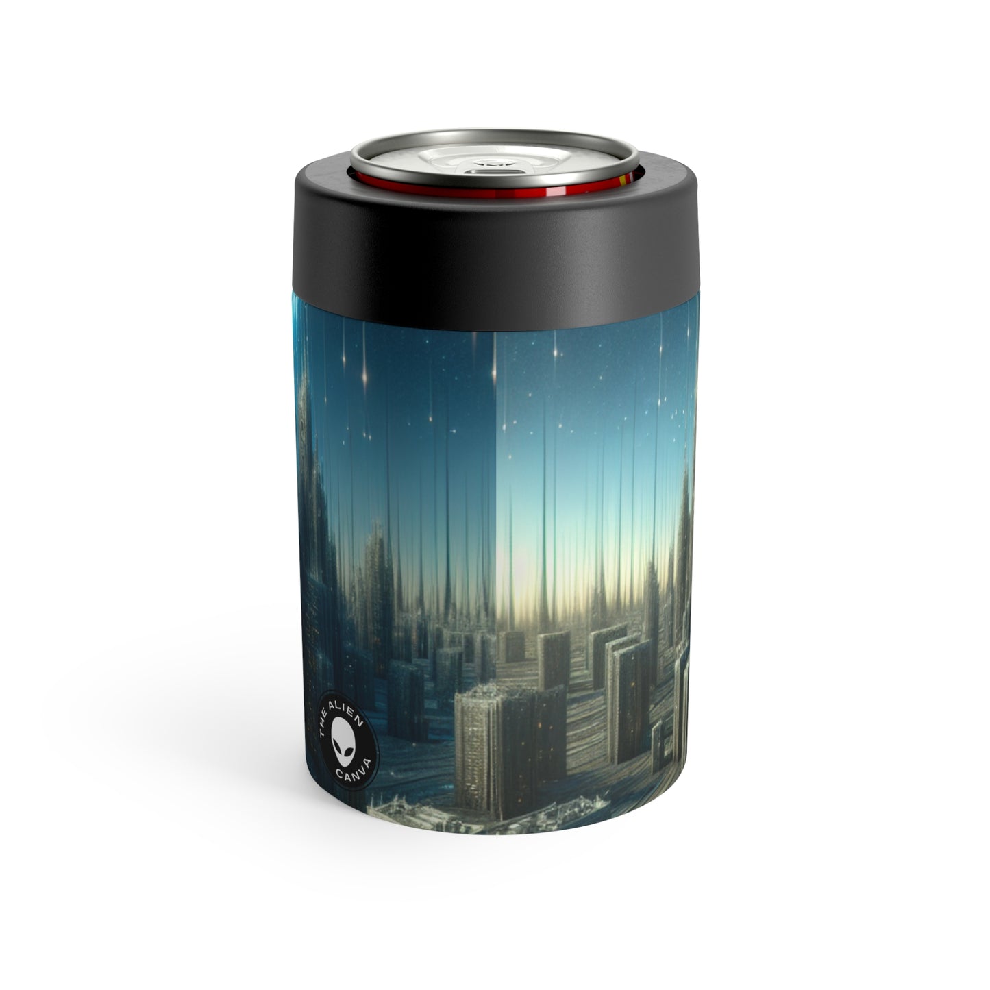 "Nighttime Cityscape Melt" - The Alien Can Holder