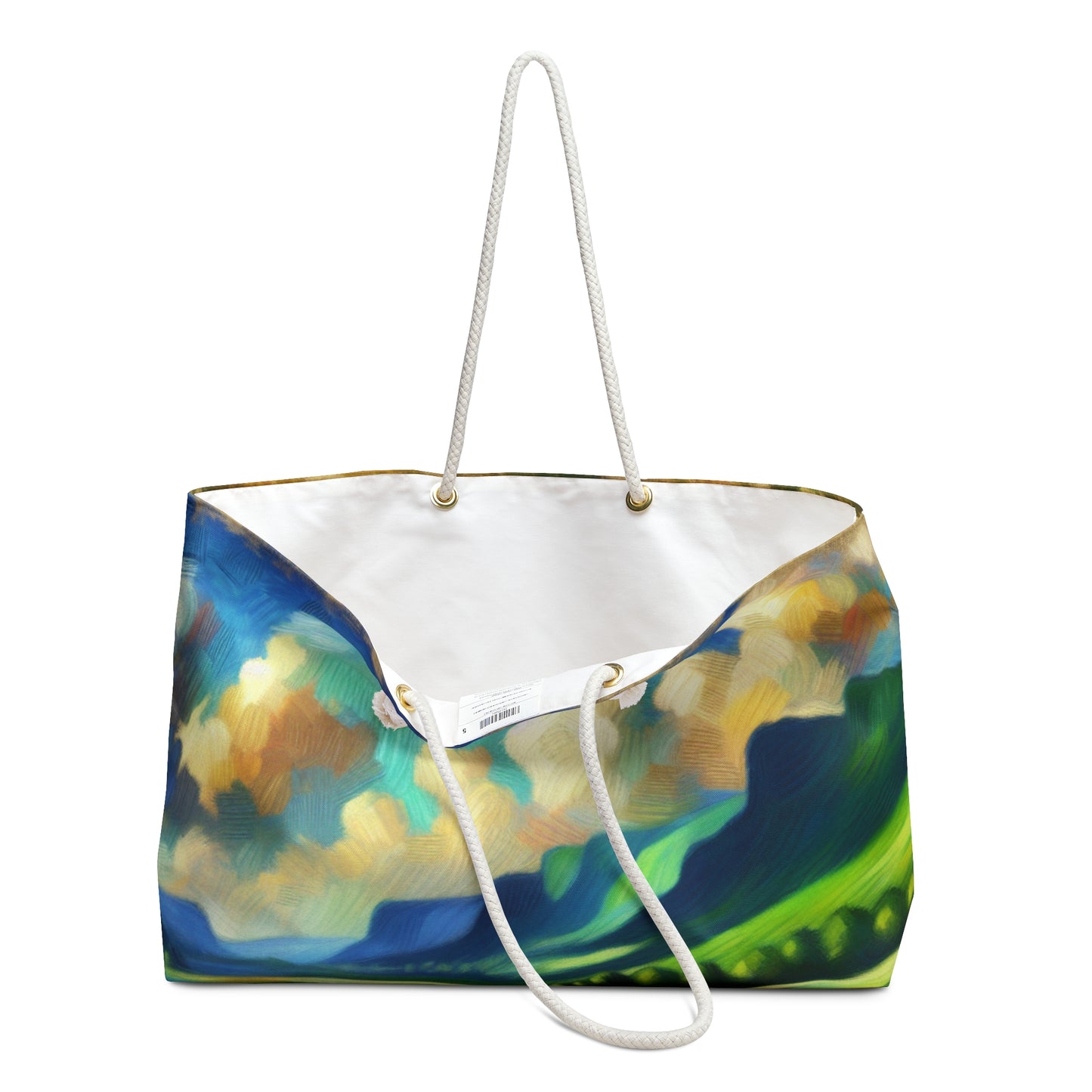 "Serenity at Sunset: An Impressionistic Meadow" - The Alien Weekender Bag Impressionism