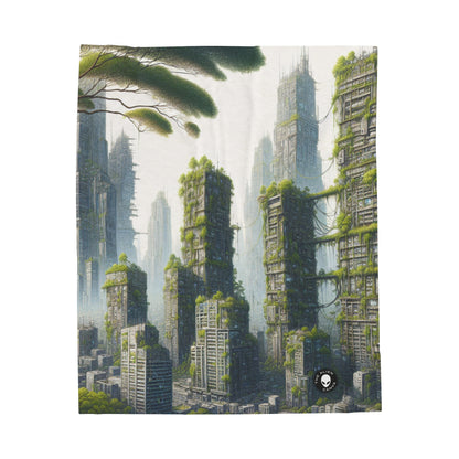 « La résurgence de la nature : la jungle urbaine » – La couverture en peluche Alien Velveteen