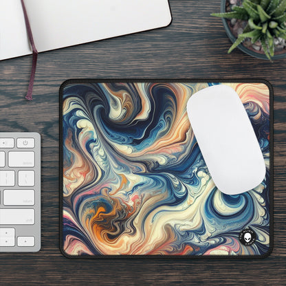 Exuberante selva tropical: Vertido de acrílico inspirado en la belleza tropical - The Alien Gaming Mouse Pad Acrylic Pouring