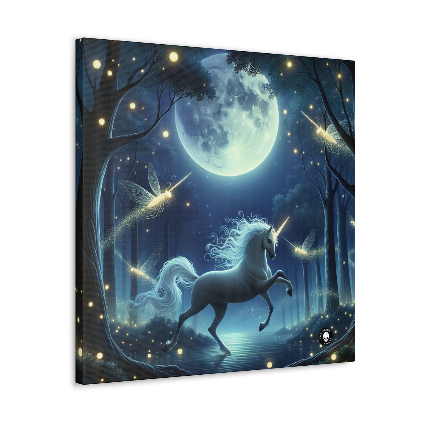 "Enchanted Moonlit Forest" - The Alien Canva