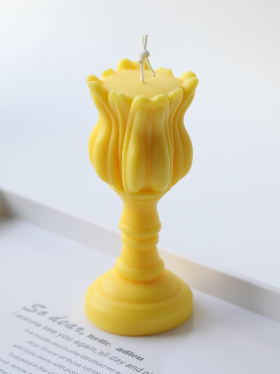 Tulip Candlestick candle mould