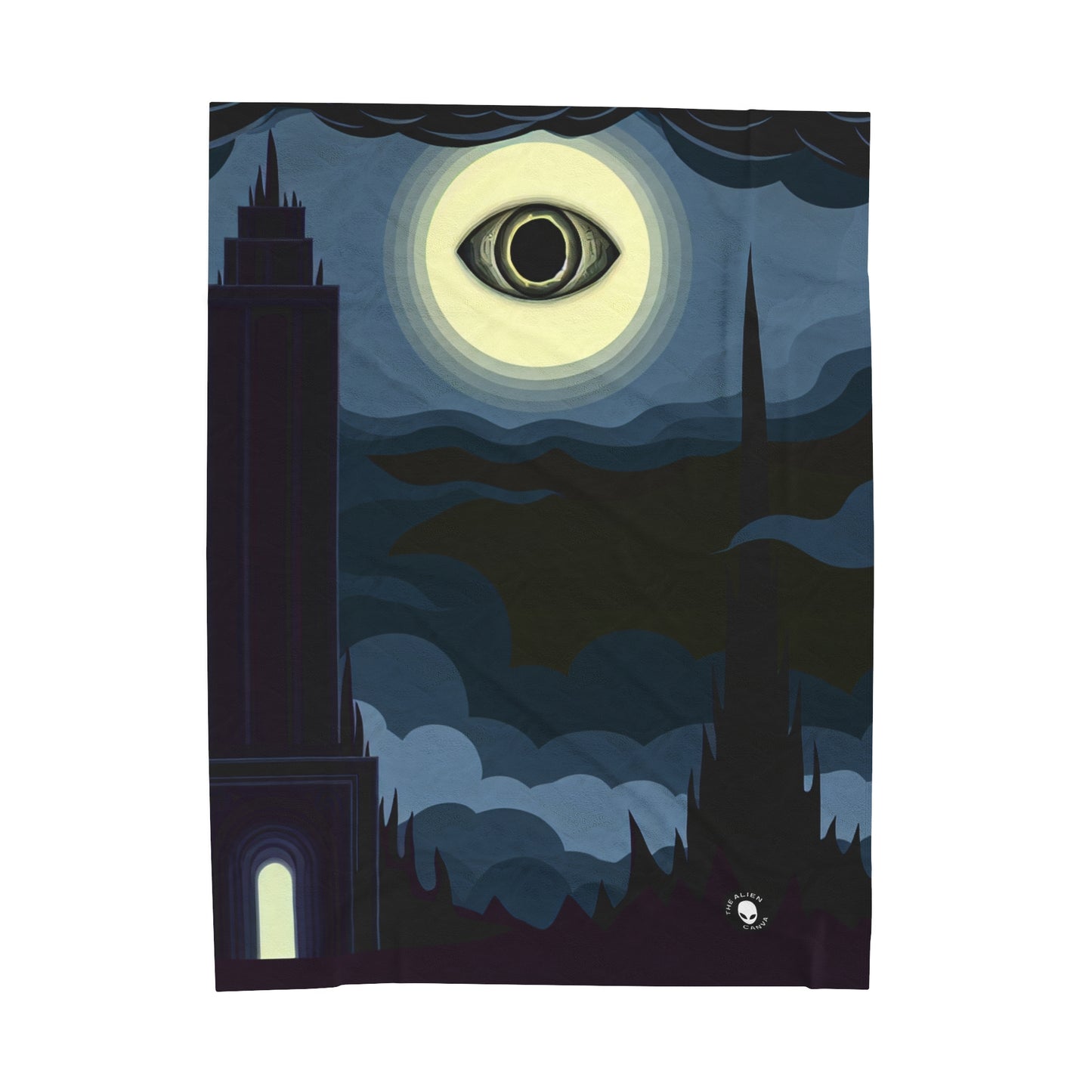 "Tower of Terror in Mordor" - The Alien Velveteen Plush Blanket