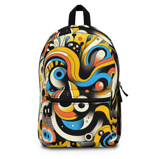"Dada Fusion: A Whimsical Chaos of Everyday Objects" - The Alien Backpack Neo-Dada