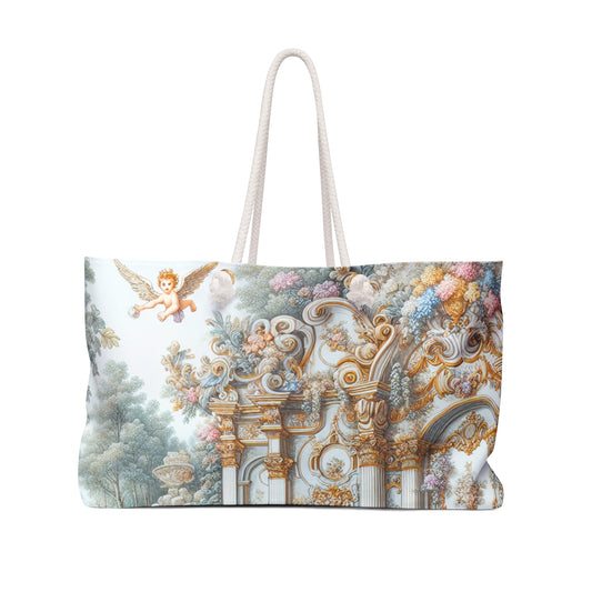 "A Garden of Rococo Delights: A Whimsical Extravaganza" - The Alien Weekender Bag Rococo