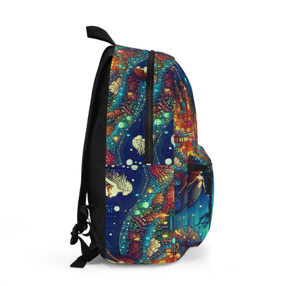 "Glowing Jellyfish City: A Whimsical Underwater World" - The Alien Backpack