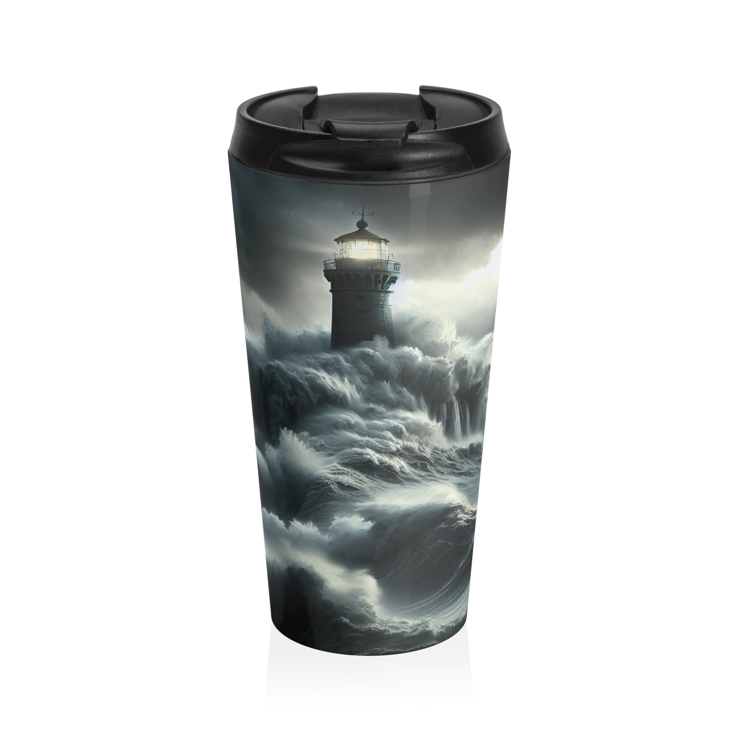 "Beacon of Resilience" - The Alien Stainless Steel Travel Mug