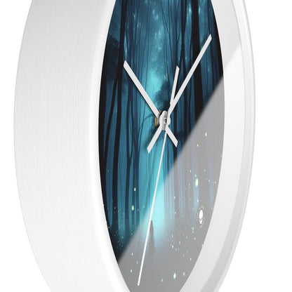 "Guided by Fireflies: A Forest's Secret Lightshow" - The Alien Wall Clock