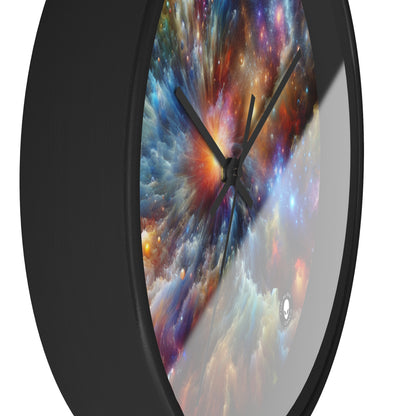 "Galactic Creation: A Kaleidoscope of Cosmic Wonder" - The Alien Wall Clock