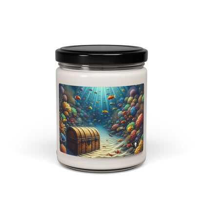 "Beneath the Waves: Treasure in the Coral Reef" - The Alien Scented Soy Candle 9oz