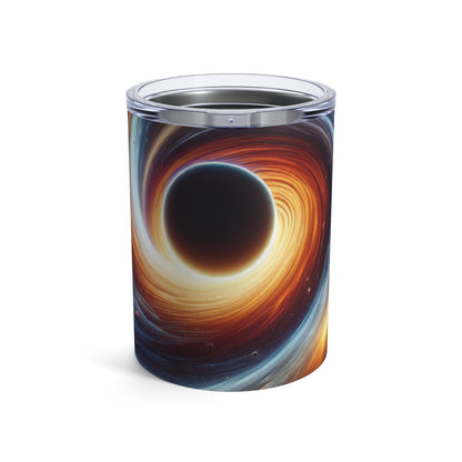 "Vórtice galáctico: la danza colorida de estrellas y planetas" - Vaso Alien de 10 oz