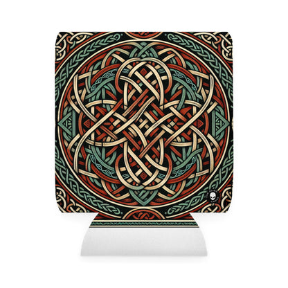 "Majestic Celtic Vision: A Mesmerizing Artwork Inspired by the Cliffs of Moher" - The Alien Can Cooler Sleeve Celtic Art