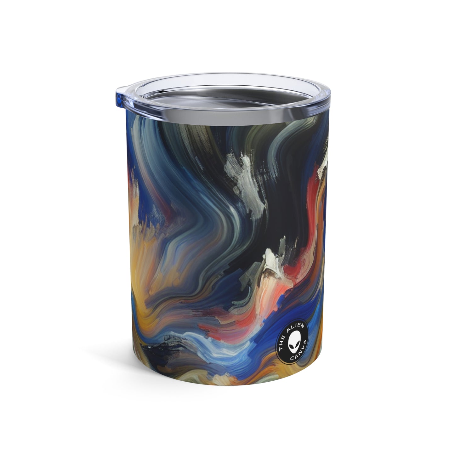 "Cacophony of Conflict" - The Alien Tumbler 10oz Expressionism